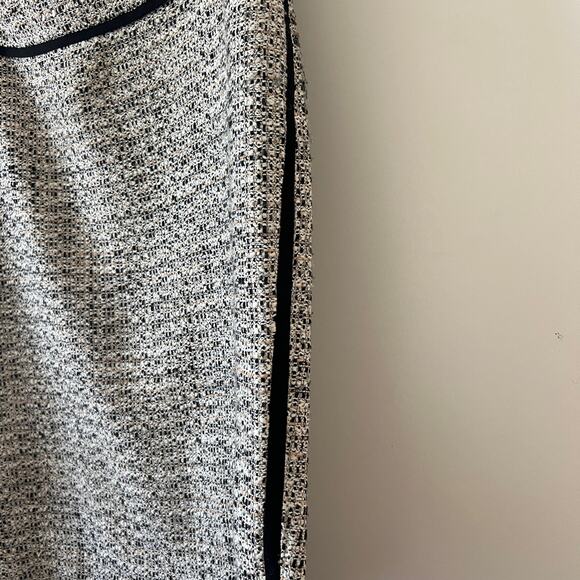 Ann Taylor Cream Black Tweed Career Professional Pencil Skirt Womens Size 8 - Picture 5 of 13